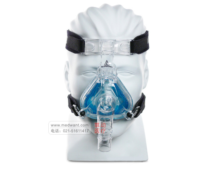飞利浦伟康 呼吸机鼻罩配件：硅胶comfortgel blue nasal mask