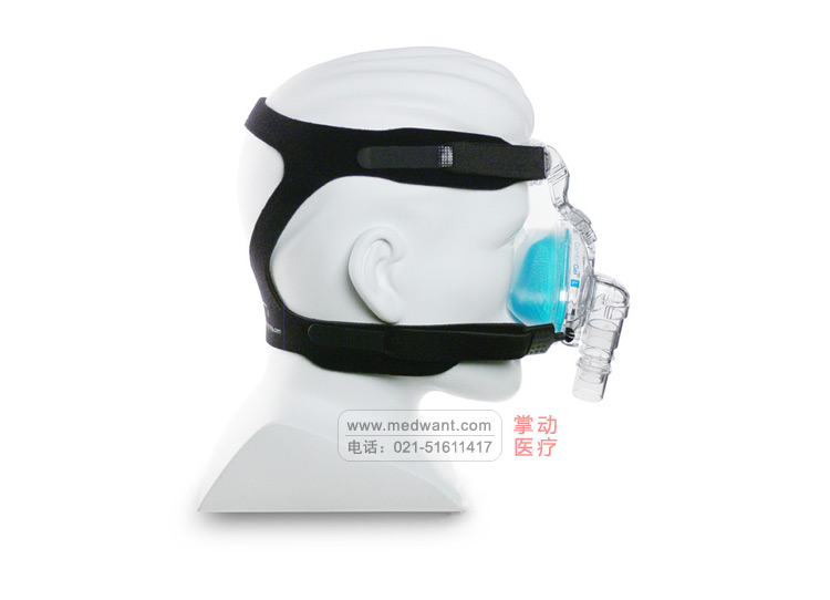 飞利浦伟康 呼吸机鼻罩配件：硅胶comfortgel blue nasal mask
