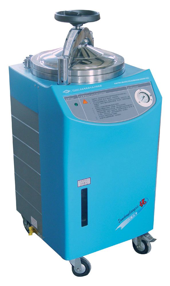 上海三申不锈钢立式电热压力蒸汽灭菌器-消毒器YM50I（YX-400I）