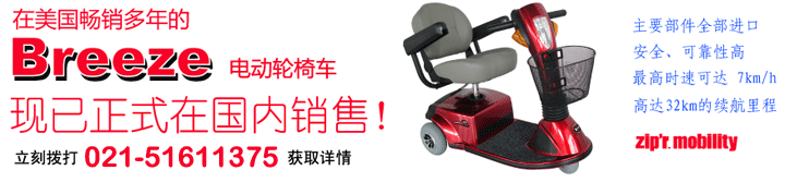 Breeze电动轮椅车 代步车