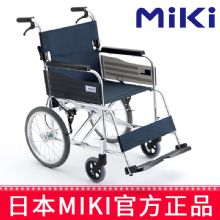 MIKI手动轮椅车 MPTC-46JL重量11.5公斤，小型便携，免充气实心胎轮椅