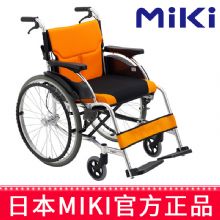 MIKI手动轮椅车 MCS-43JL免充气 轻便折叠 老人残疾人手推代步车