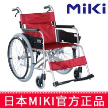 MIKI手动轮椅车 MPT-43JL 靠背可折叠轮椅 轻便易携带