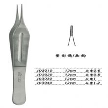 金钟整形镊JD3030 12cm 无钩 头宽 1