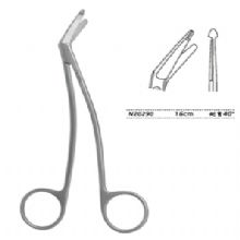 金钟显微剪N20290 16cm 侧弯40° 凸圆头 指圈柄神经剪