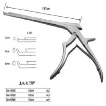 金钟蝶窦咬骨钳NAH050 18cm 盖板式 130° 刃宽3