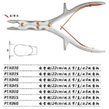 金钟咬骨钳P1X040 22cm 双关节 直刃4 双角柄双关节咬骨钳