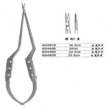 金钟显微剪枪形 NAK030 20cm 枪形 直 头宽0.4