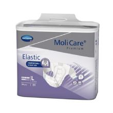 保赫曼妙力金装弹性搭扣式尿裤（夜用型）大号MoliCare Pr. Elastic 8D L P24 30片/包 3包/箱货号1654731