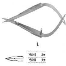 金钟显微眼用剪YBC030 9cm 直