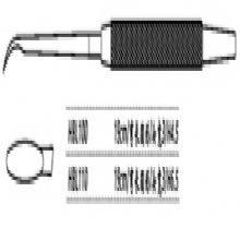 金钟鼻剥离器弯长圆形 HBL100 19cm 弯长圆形 头宽 3（H4.5）HB版鼻剥离器