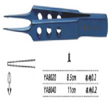 金钟缝线结扎镊YAB020 8.5cm 直 钩深0.2