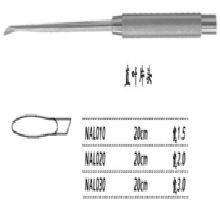 金钟剥离器直 NAL010 20cm 直叶片头 宽1.5显微剥离器