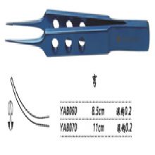 金钟缝线结扎镊YAB060 8.5cm 弯 钩深0.2
