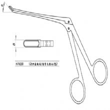 金钟鼻咬切钳H7I030 12cm盖板式 上弯30°长圆头 宽2H7版鼻咬切钳