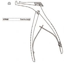 金钟上颌窦止血钳H7P040 7cm平口 头宽5H7版上颌窦止血钳