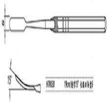 金钟鼻中隔剥离器角弯 H7R030 19cm 角弯15° 长圆刃 头宽6H7版鼻中隔剥离器