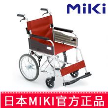 MIKI手动轮椅车 MPTC-46JL重量11.5公斤，小型便携，免充气实心胎 老人轮椅车