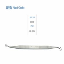 金钟鼻刮匙HBJ020 21cm 弯 圆环形 φ6/φ8