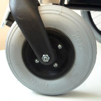 上海互邦电动轮椅车配件：8寸充气前轮  8寸
