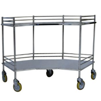 1器械车C-QX-03 不锈钢扇形 1300×460×900mm
