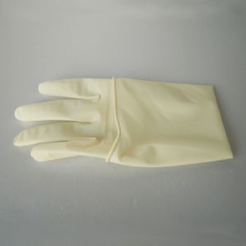 科美一次性使用灭菌橡胶检查手套有粉光面 中号