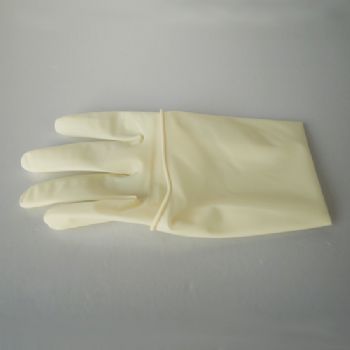 科美一次性使用灭菌橡胶检查手套有粉麻面 中号
