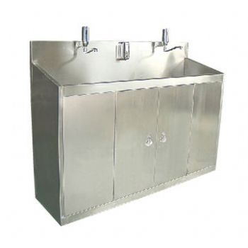 山东育达感应洗手池C13型 全不锈钢Ⅰ型 1600X500X1400mm