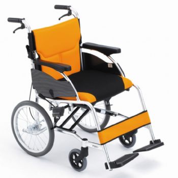 MIKI手动轮椅车MCSC-43JL DX型 小轮 橙色 W3