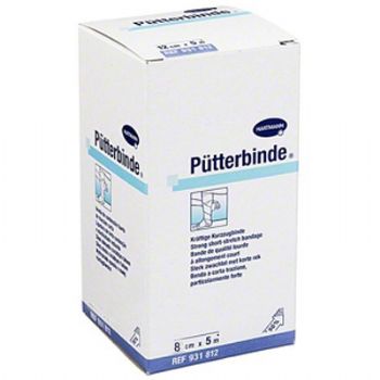 德国保赫曼保易定高强度压力绷带  Putterbinde 8cmx5m 货号：9318081   