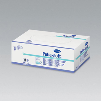 （停）德国保赫曼一次性使用橡胶检查手套Peha-Soft Power free M