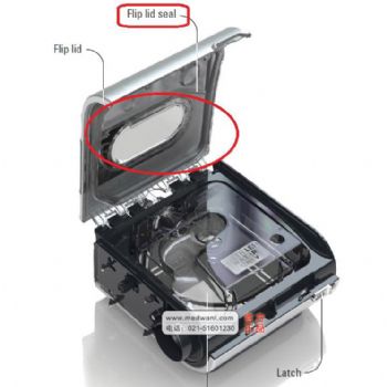 Resmed 瑞思迈加温湿化器专用翻盖密封胶垫H5i 