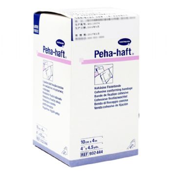 德国保赫曼保舒固自粘固位绷带  Peha-haft 无乳胶/4mx10cm 货号：9324442   
