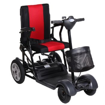 上海互邦电动轮椅车HBLDB2 四轮代步车 (红色)
