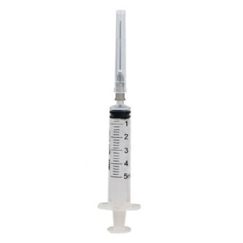 康德莱一次性使用灭菌注射器5ml 0.55×25，0.7×32 带针