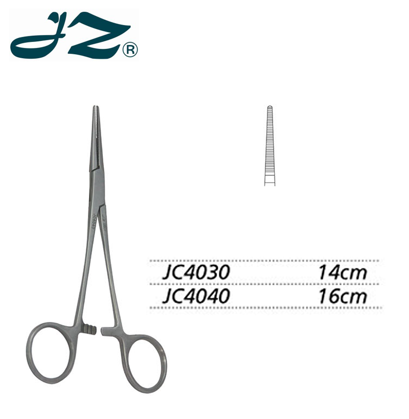 金钟止血钳直全齿 JC4030 14cm 直全齿（克氏）