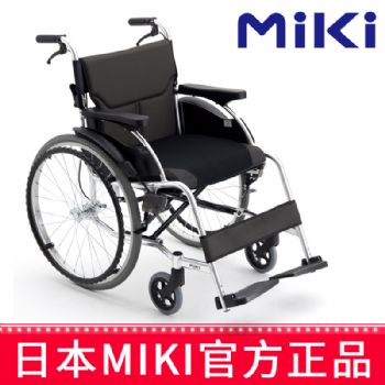 MIKI手动轮椅车MCS-43JL 黑色 W8