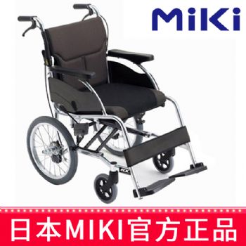 MIKI手动轮椅车MCSC-43JD 蓝色 W4