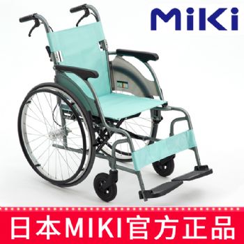 MIKI手动轮椅车CRT-1 绿色 A-14B