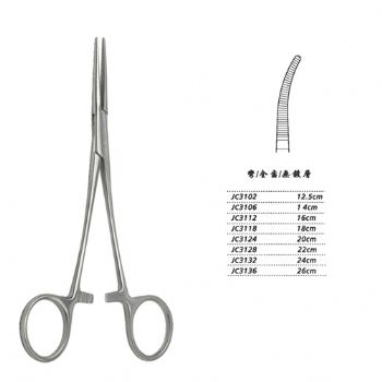 金钟止血钳JC3132 24cm 弯全齿 WD