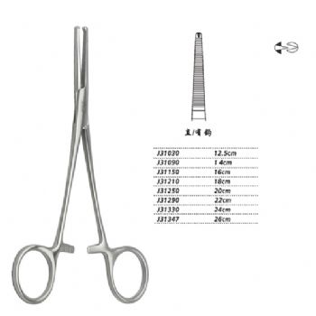 金钟止血钳直有钩 J31090 14cm 直有钩