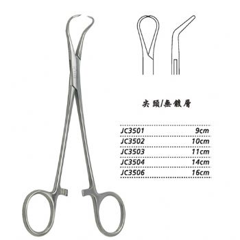 金钟帕巾钳尖头 JC3506 16cm 尖头WD