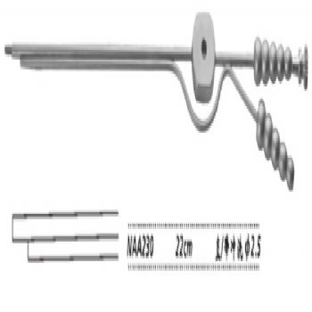 金钟吸引管NAA230 22cm 直 φ2.5 带冲洗