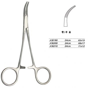 金钟分离结扎钳24cm JC8190 24cm 65×19半齿