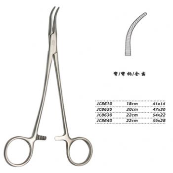 金钟分离结扎钳22cm JC8640 22cm 59×28全齿 弯柄