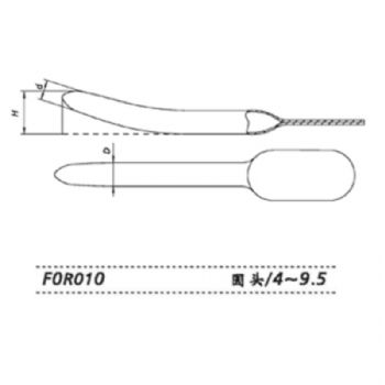 上海金钟子宫颈扩张器F0R010 圆头4～9.5