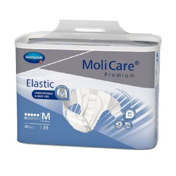 保赫曼妙力金装弹性搭扣式尿裤（日用型）中号Molicare Pr. Elastic 6D M P30 30片/包 3包/箱