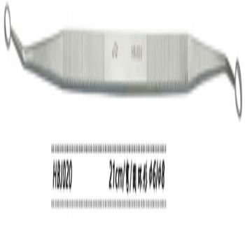金钟鼻刮匙弯 HBJ020 21cm 弯 圆环形 φ6/φ8