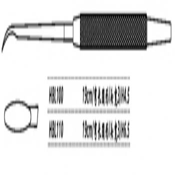 金钟鼻剥离器HBL100 19cm 弯长圆形 头宽 3（H4.5）