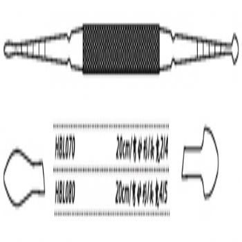 金钟鼻剥离器弯铲形 HBL080 20cm 弯铲形 头宽 4/5